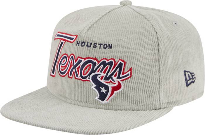 Houston Astros New Era Corduroy Golfer Adjustable Hat - Gray