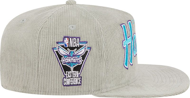 New Era Adult Charlotte Hornets Corduroy Golf Snapback Adjustable Hat