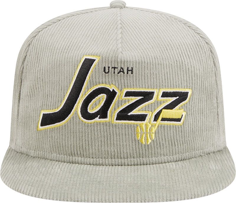 New Era Adult Utah Jazz Corduroy Golf Snapback Adjustable Hat