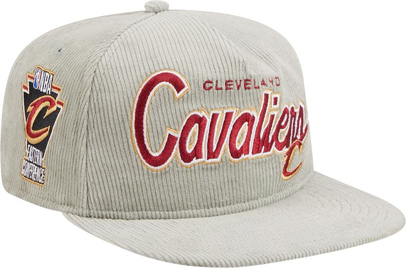 New Era Adult Cleveland Cavaliers Corduroy Golf Snapback Adjustable Hat