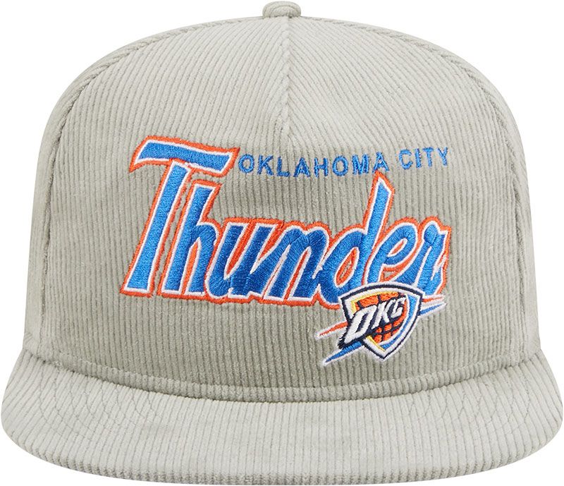 New Era Adult Oklahoma City Thunder Corduroy Golf Snapback Adjustable Hat