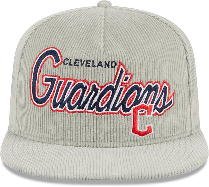 New Era Men's Cleveland Indians Golfer Gray Hat