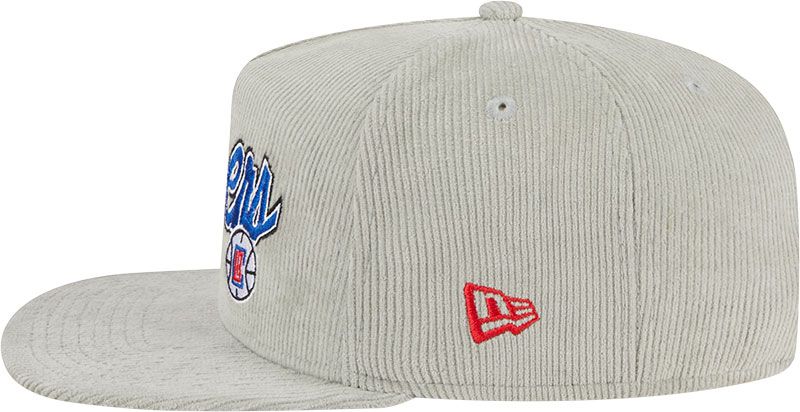 New Era Adult Los Angeles Clippers Corduroy Golf Snapback Adjustable Hat