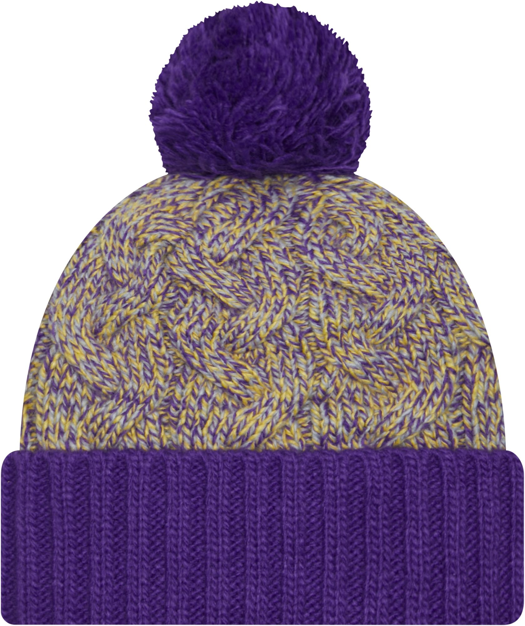 New Era Women's Minnesota Vikings Marled Throwback Knit Beanie