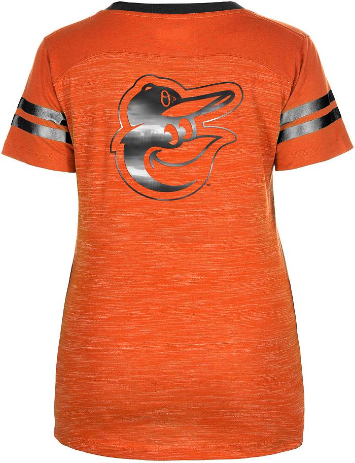 Custom Baltimore Orioles Women's Black Roster Name & Number T-Shirt 