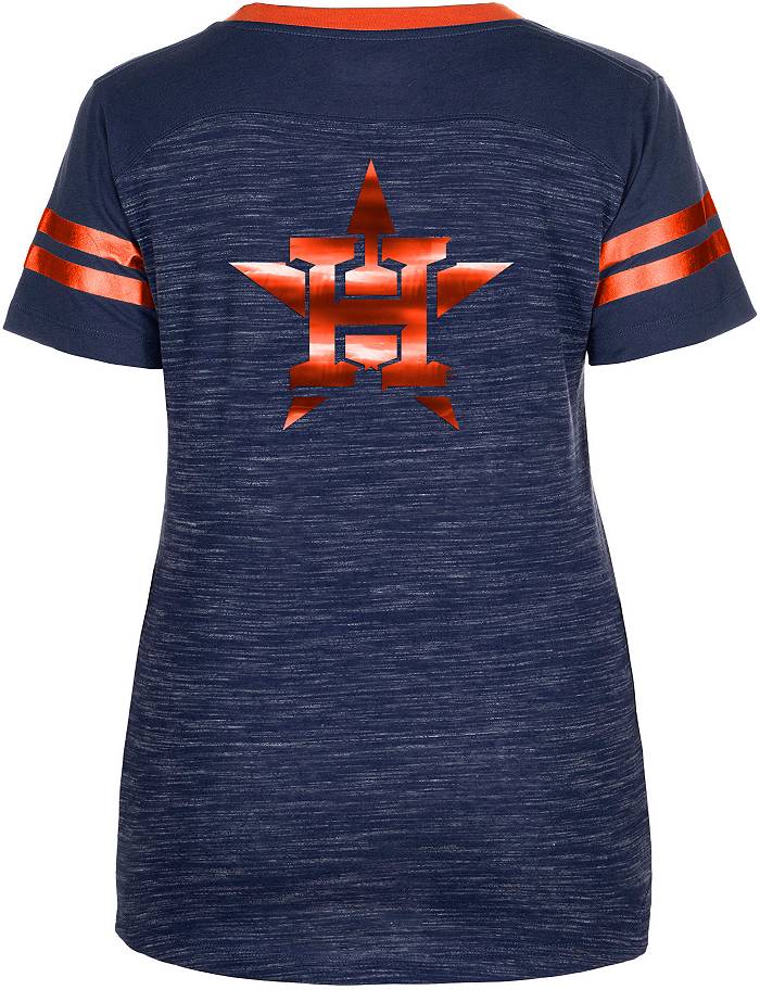 Men's Houston Astros Gold Collection Long Sleeve Tri-Blend T-Shirt