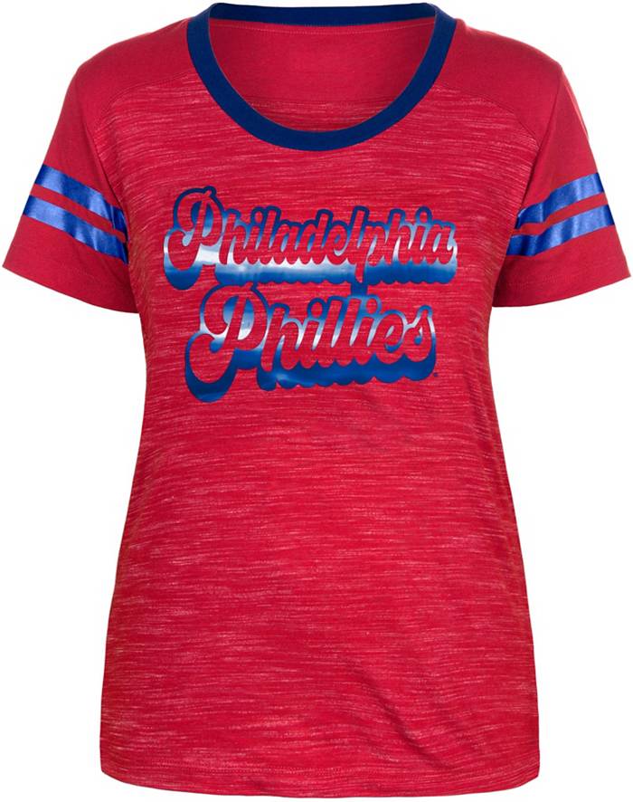 New Era Women's Philadelphia Phillies Red T-Shirt