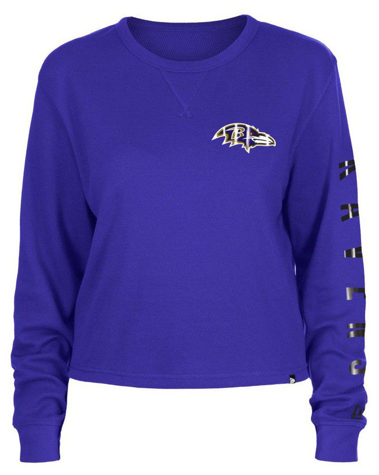 New Era Women's Baltimore Ravens Black Thermal Long Sleeve T-Shirt product image