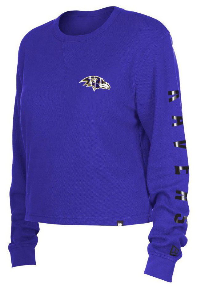 New Era Women's Baltimore Ravens Black Thermal Long Sleeve T-Shirt product image