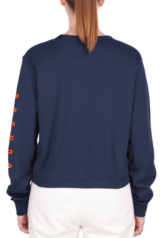 New Era Women's Denver Broncos Orange Thermal Long Sleeve T-Shirt product image