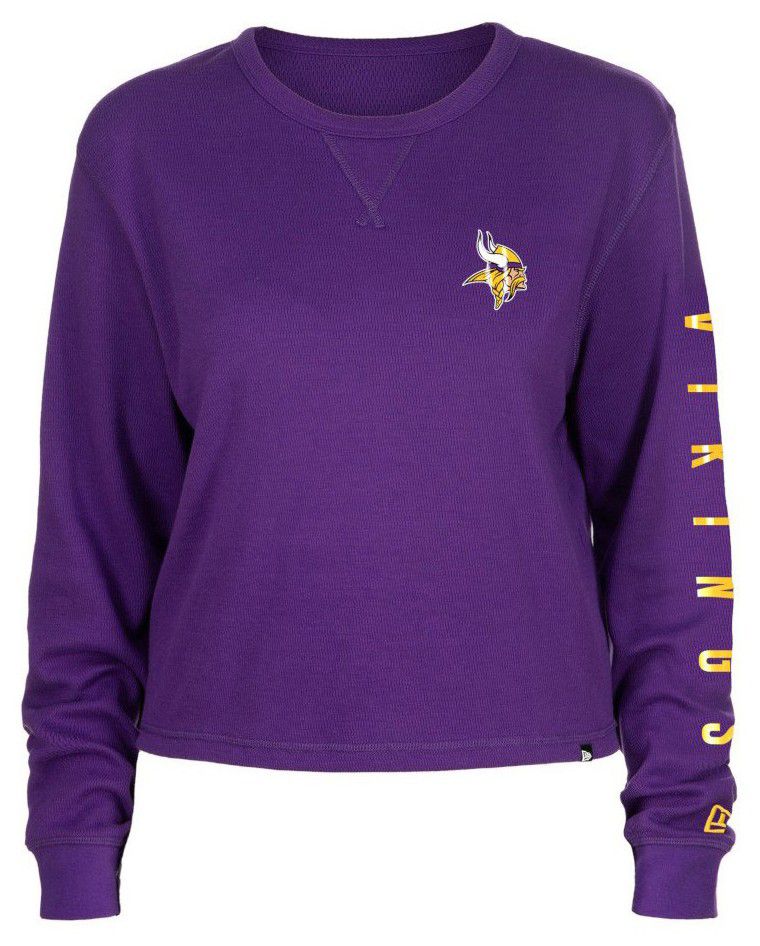 New Era Women's Minnesota Vikings Purple Thermal Long Sleeve T-Shirt product image
