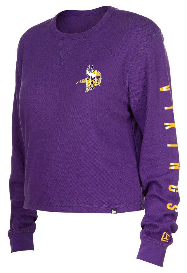 New Era Women's Minnesota Vikings Purple Thermal Long Sleeve T-Shirt product image