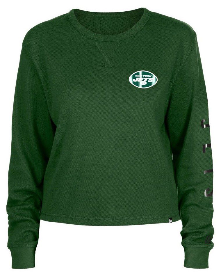 New Era Women's New York Jets Medium Green Thermal Long Sleeve T-Shirt product image