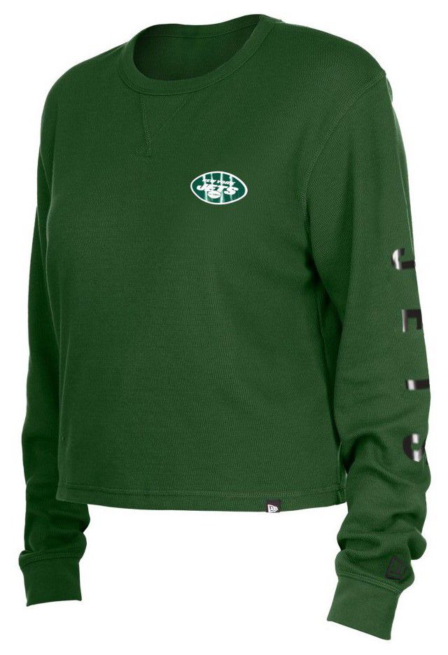 New Era Women's New York Jets Medium Green Thermal Long Sleeve T-Shirt product image
