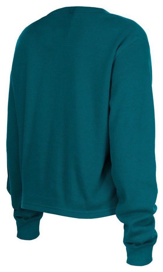 New Era Women's Philadelphia Eagles Dark Green Thermal Long Sleeve T-Shirt product image