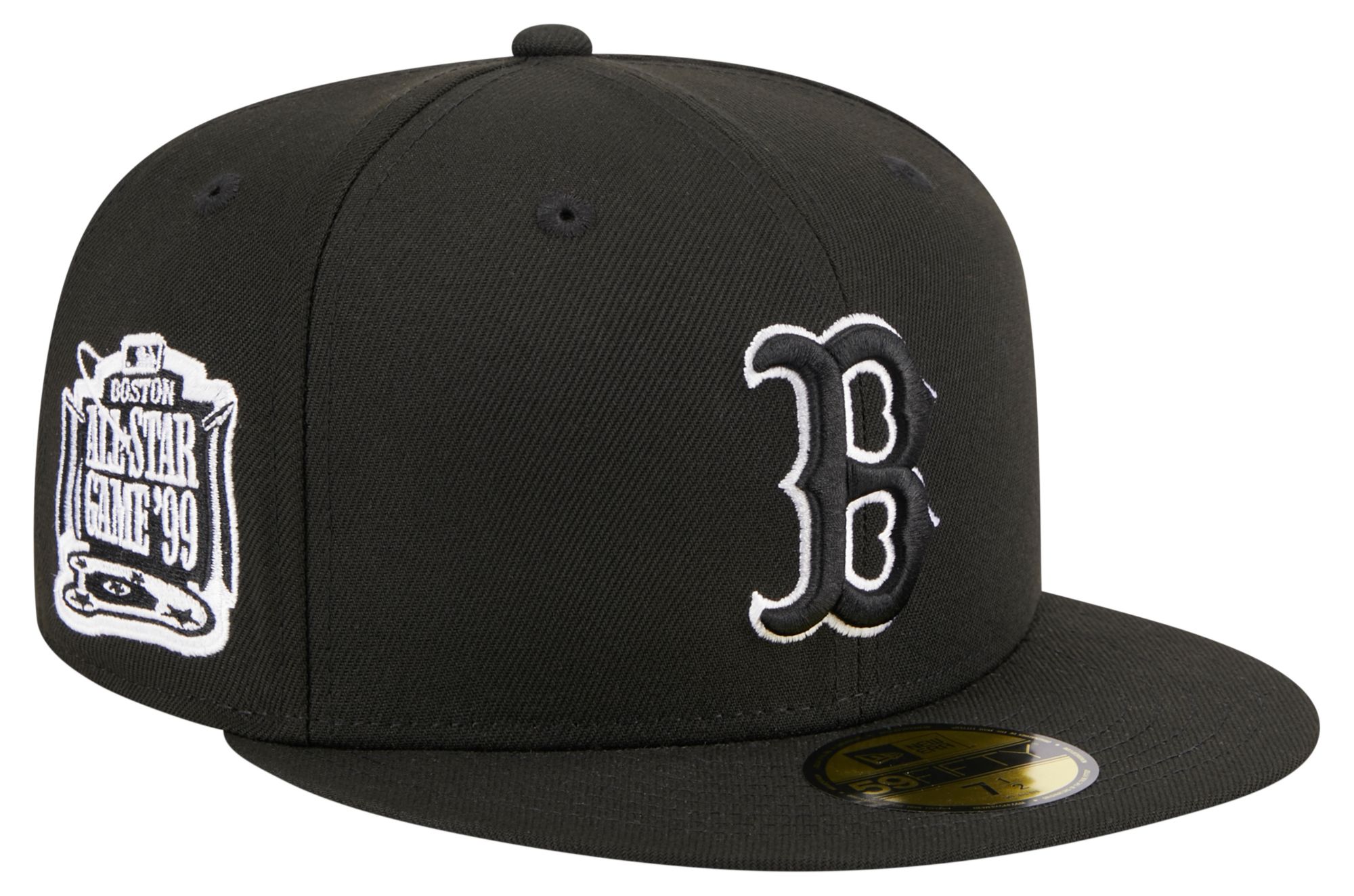 New Era Adult Boston Red Sox Black Side Patch Evergreen 59Fifty Fitted Hat product image