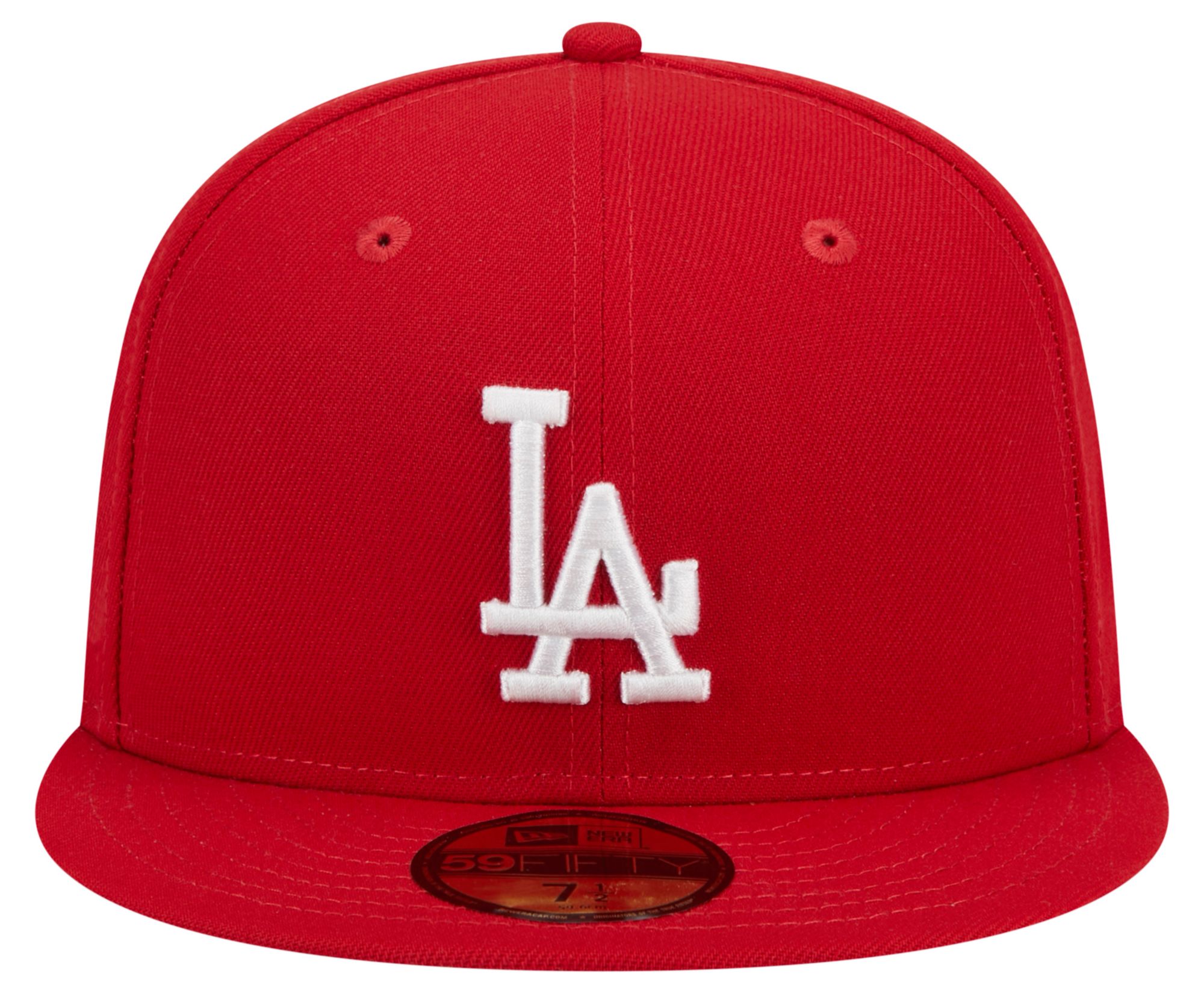 New Era Adult Los Angeles Dodgers Side Patch Evergreen 59Fifty Fitted Hat