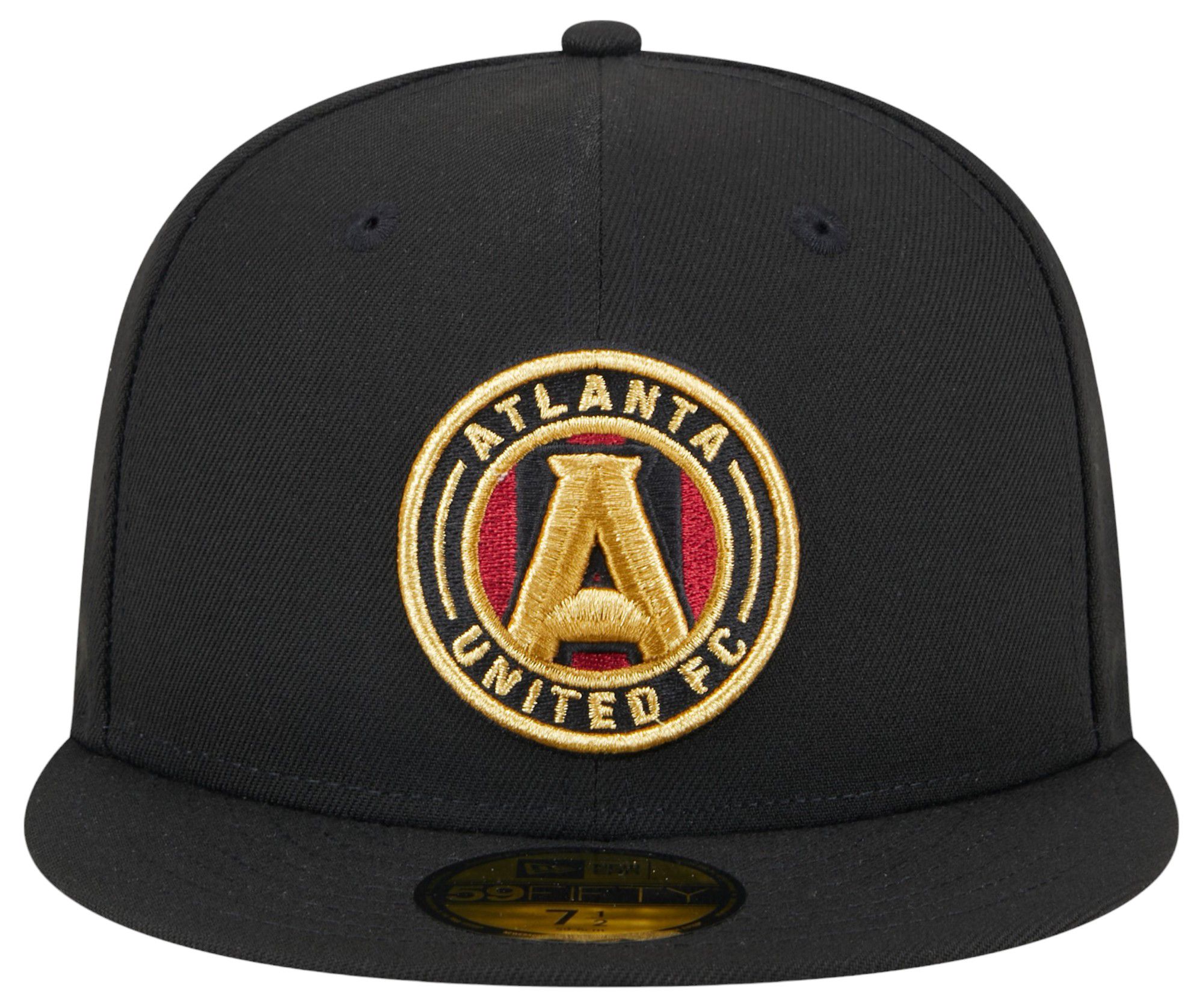 New Era Adult Atlanta United 59Fifty 2024 Logo Black Fitted Hat product image