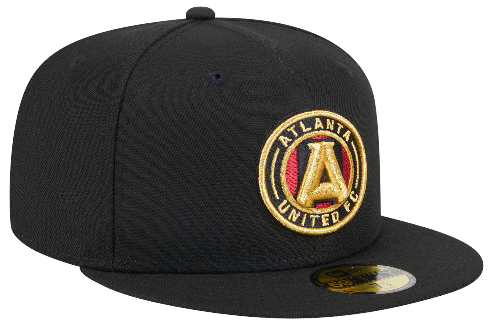 New Era Adult Atlanta United 59Fifty 2024 Logo Black Fitted Hat product image