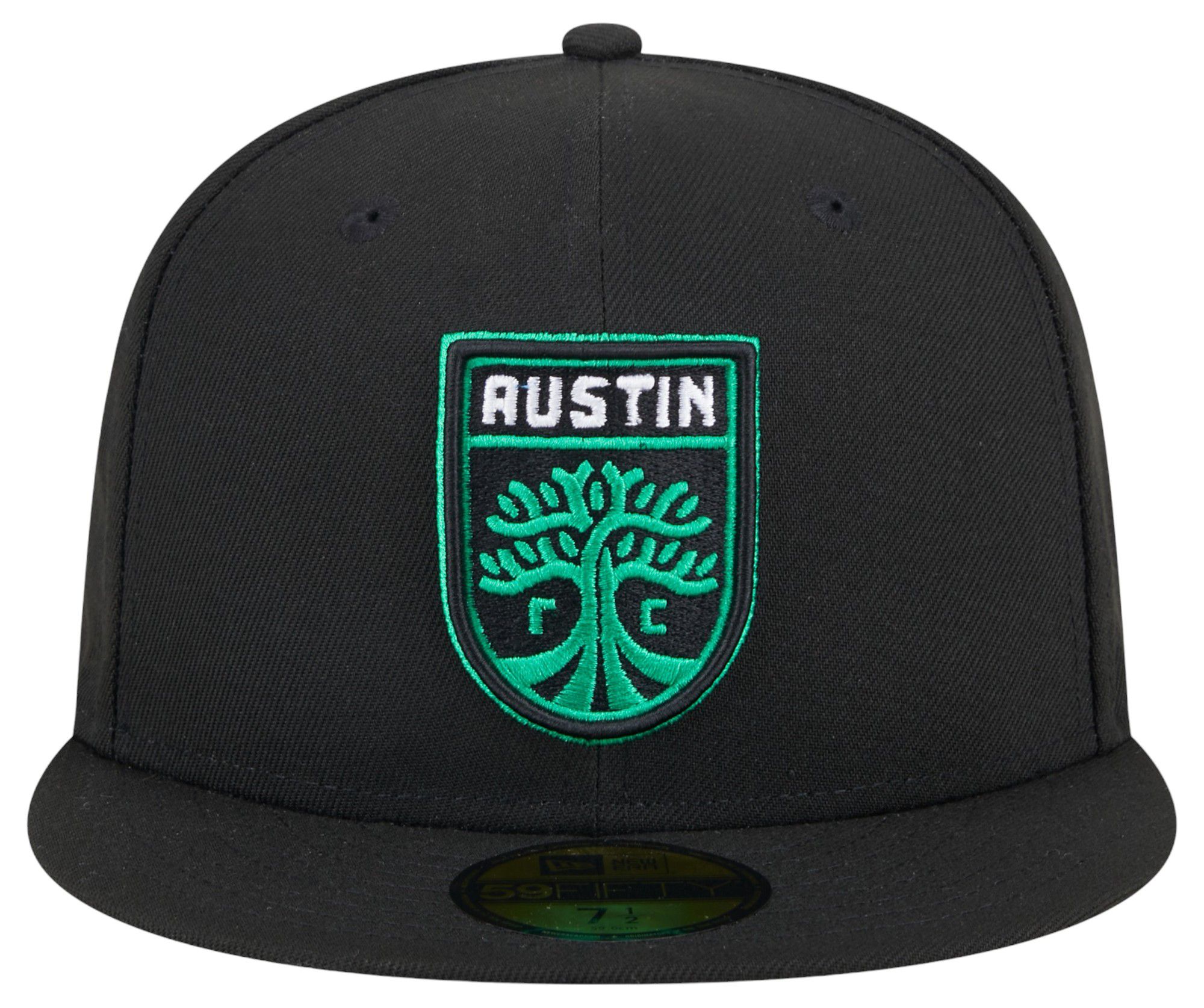 New Era Adult Austin FC 59Fifty 2024 Logo Black Fitted Hat product image