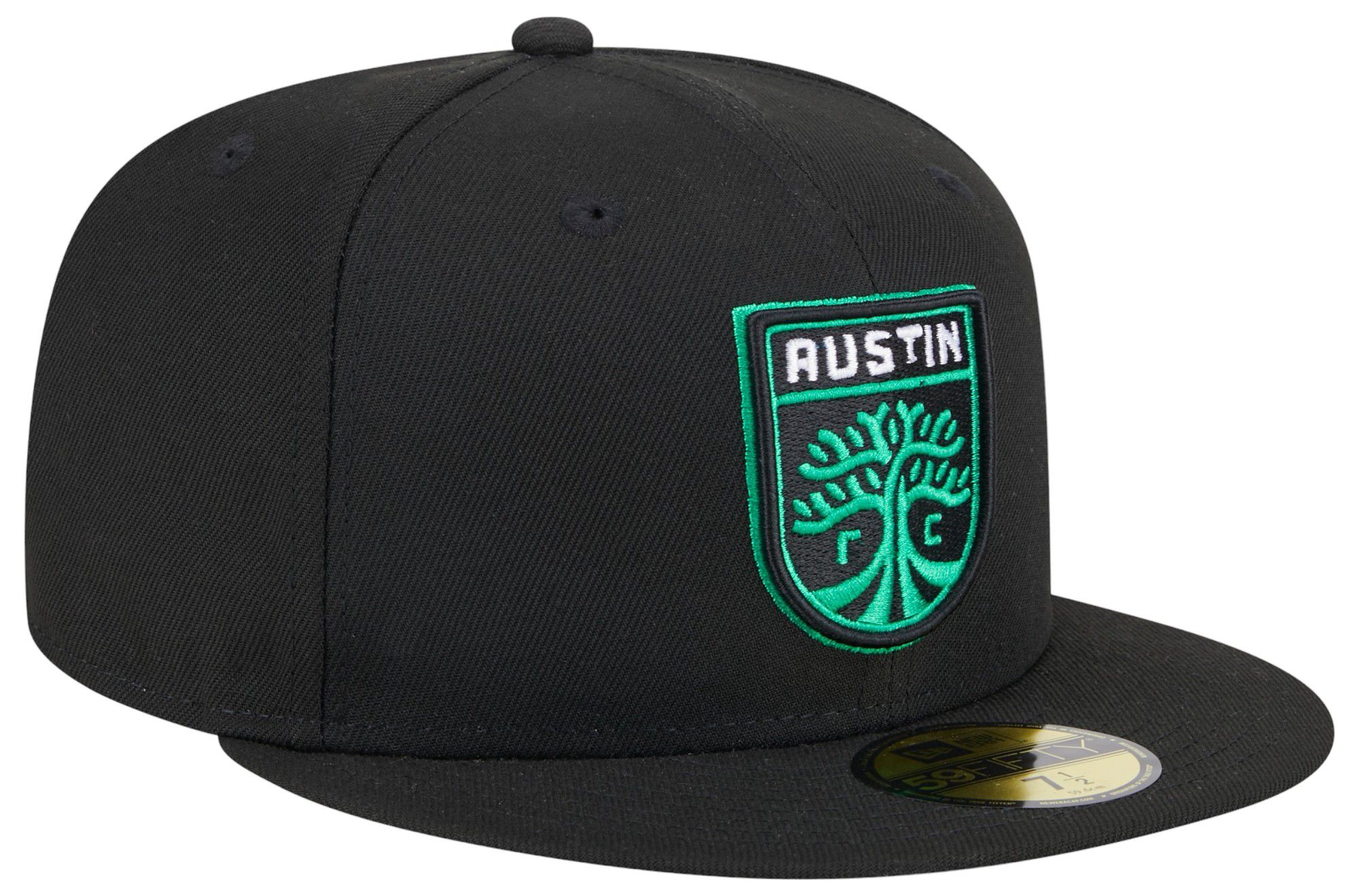 New Era Adult Austin FC 59Fifty 2024 Logo Black Fitted Hat product image