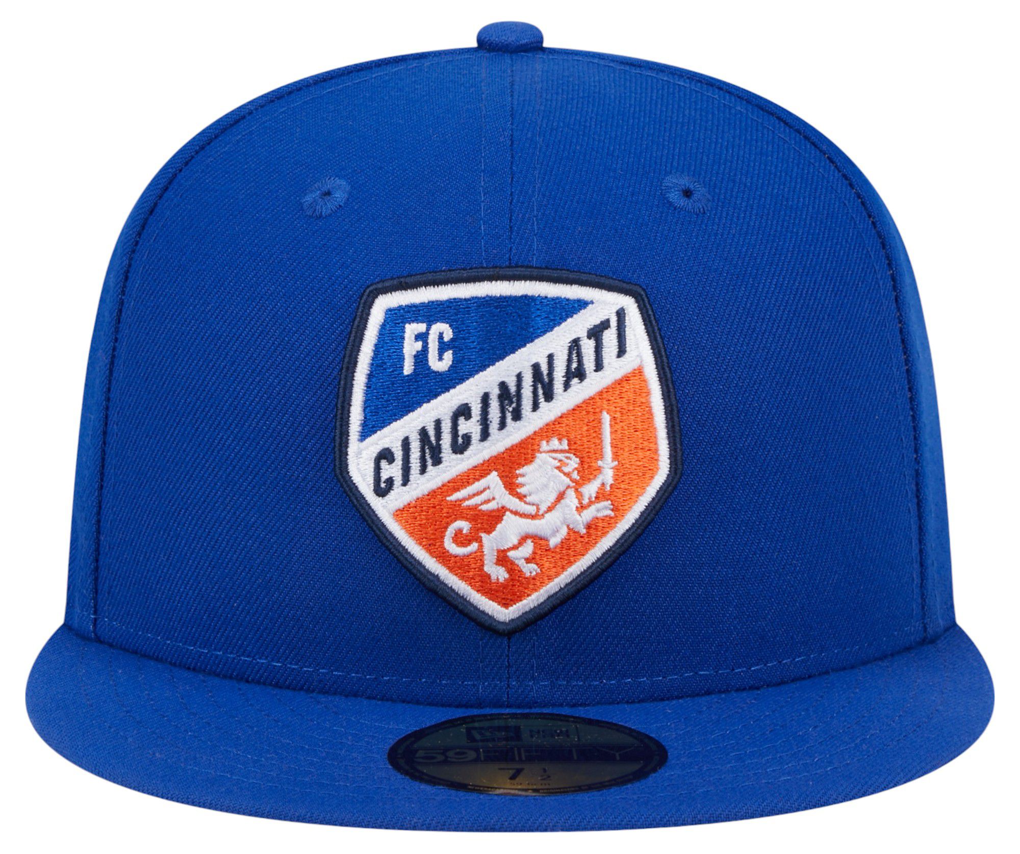 New Era Adult FC Cincinnati 59Fifty 2024 Logo Blue Fitted Hat product image