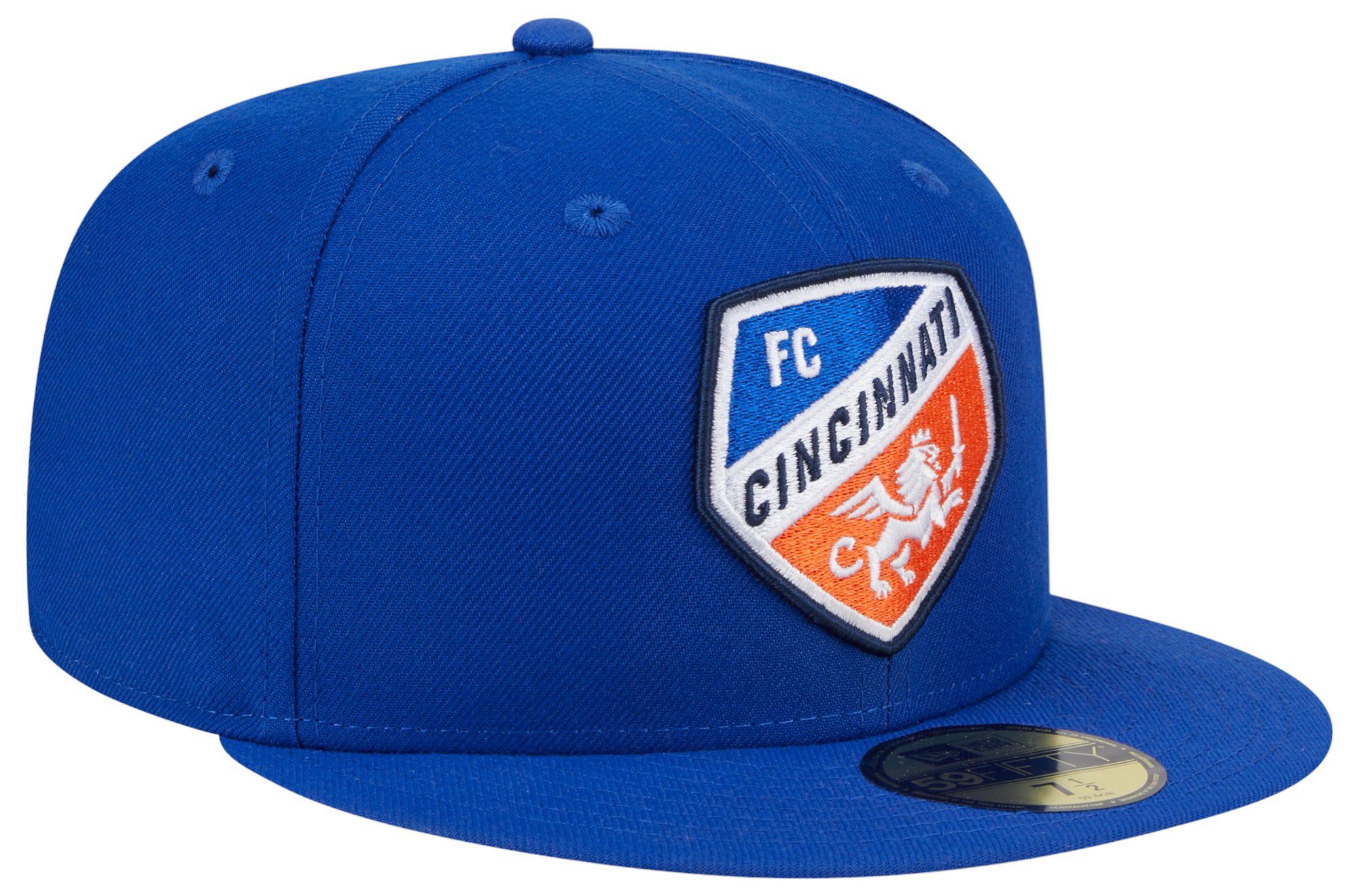 New Era Adult FC Cincinnati 59Fifty 2024 Logo Blue Fitted Hat product image
