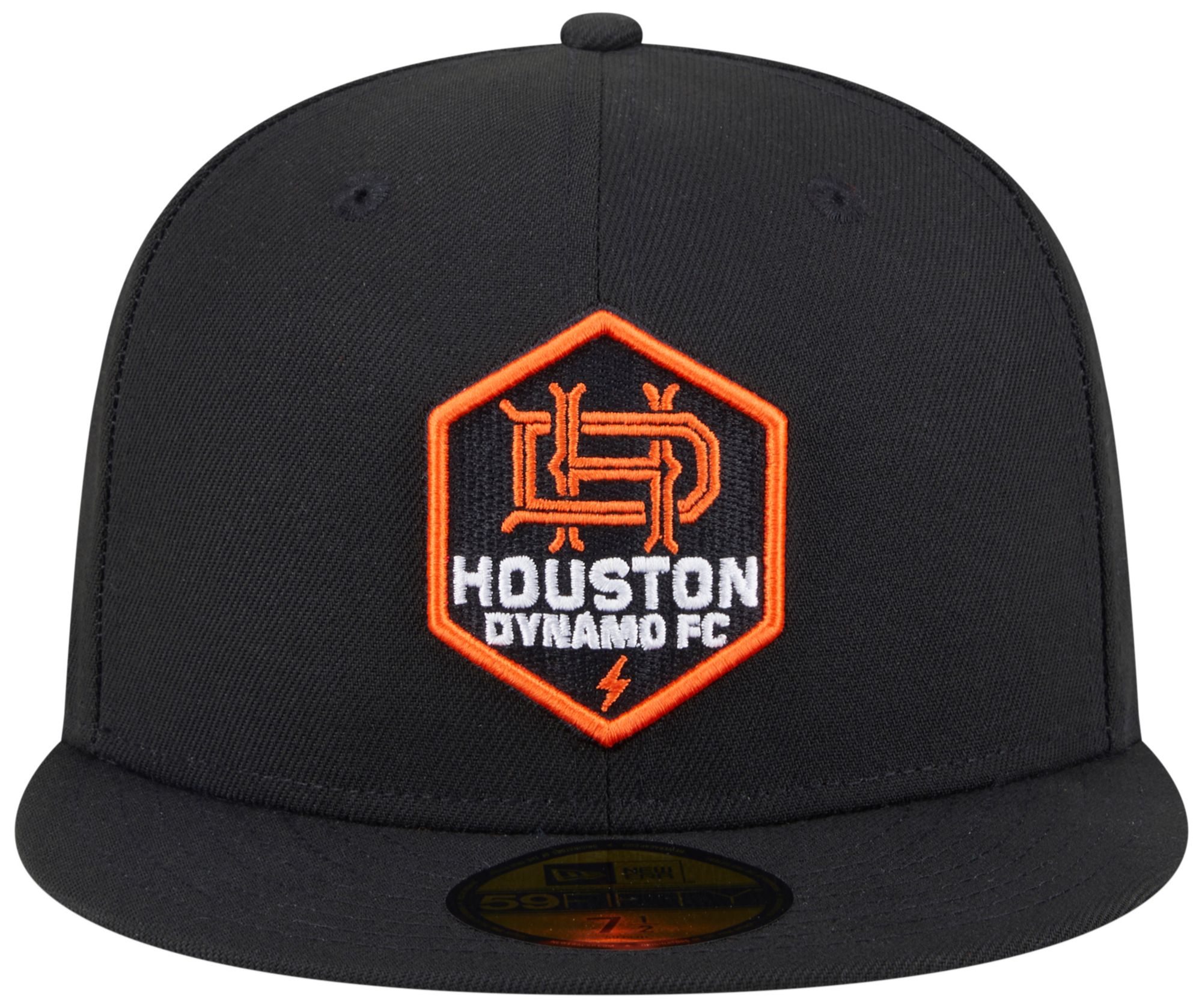 New Era Adult Houston Dynamo Black Logo 59Fifty Fitted Hat product image