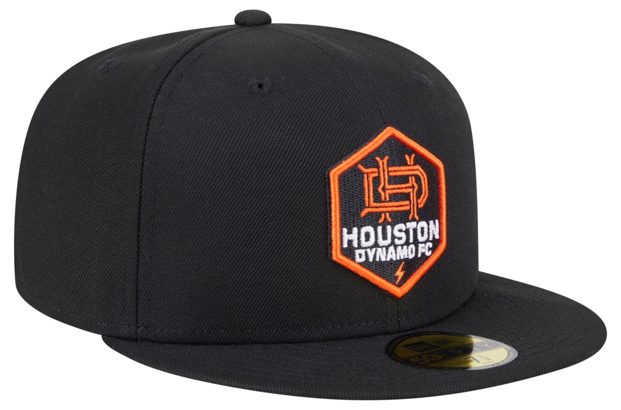New Era Adult Houston Dynamo Black Logo 59Fifty Fitted Hat product image