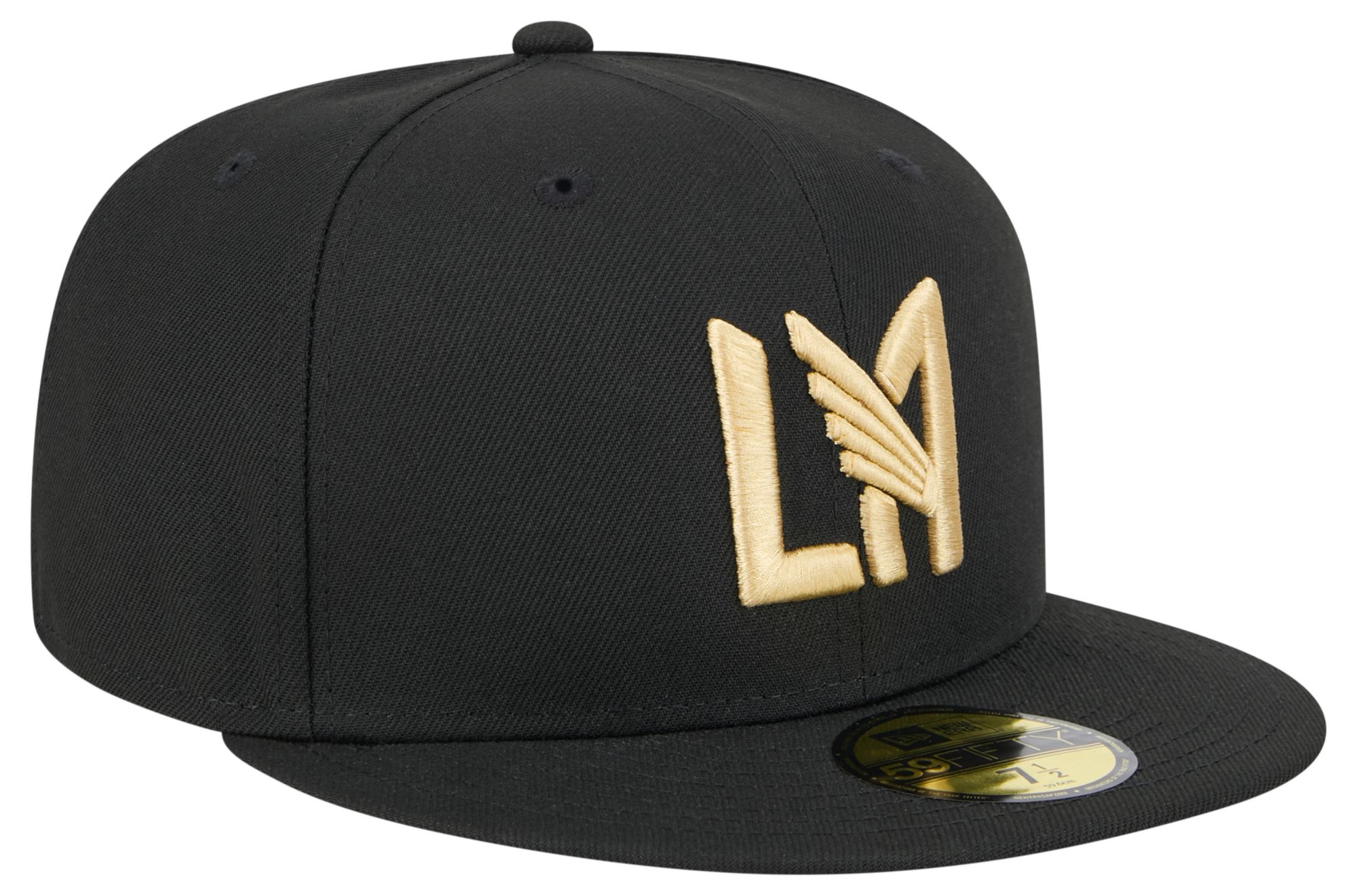 New Era Adult Los Angeles FC Black Logo 59Fifty Fitted Hat product image