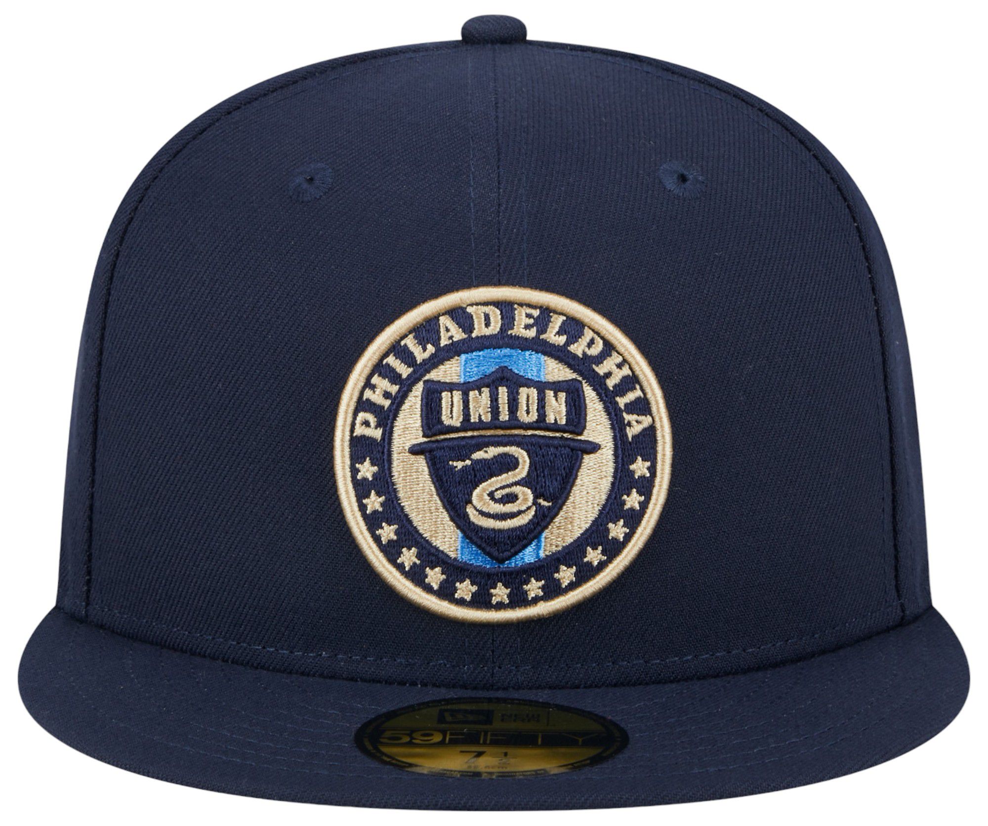 New Era Adult Philadelphia Union 59Fifty 2024 Logo Navy Fitted Hat product image