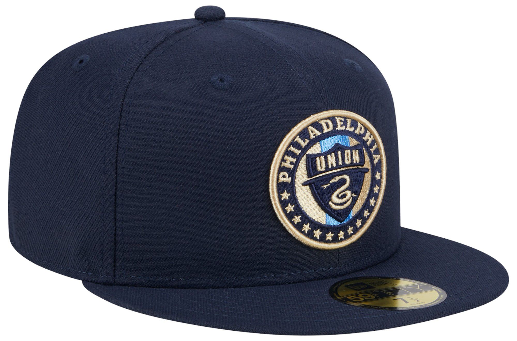 New Era Adult Philadelphia Union 59Fifty 2024 Logo Navy Fitted Hat product image