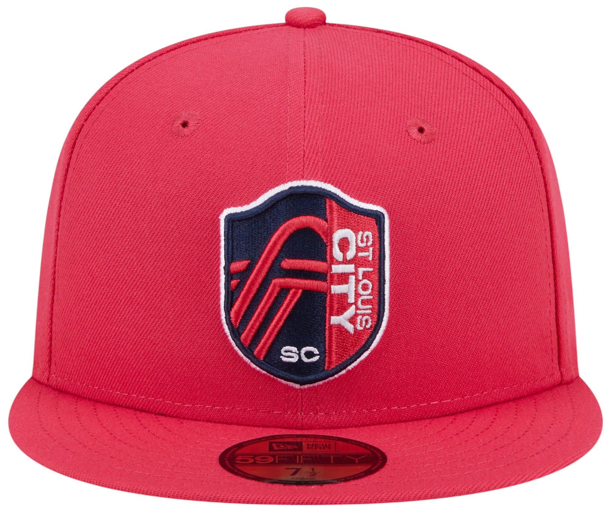 New Era Adult St. Louis City SC 59Fifty Red Fitted Hat product image