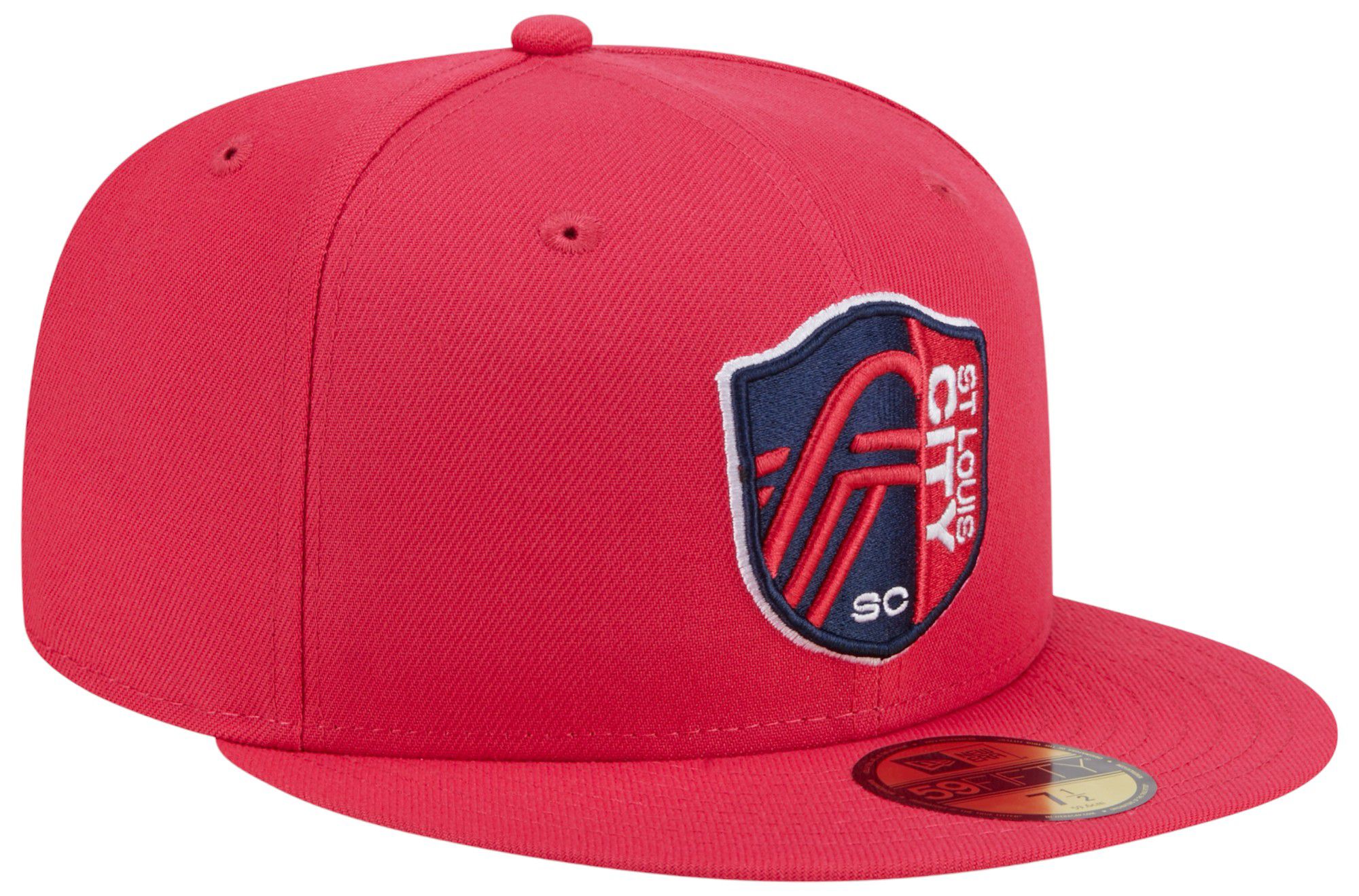 New Era Adult St. Louis City SC 59Fifty Red Fitted Hat product image