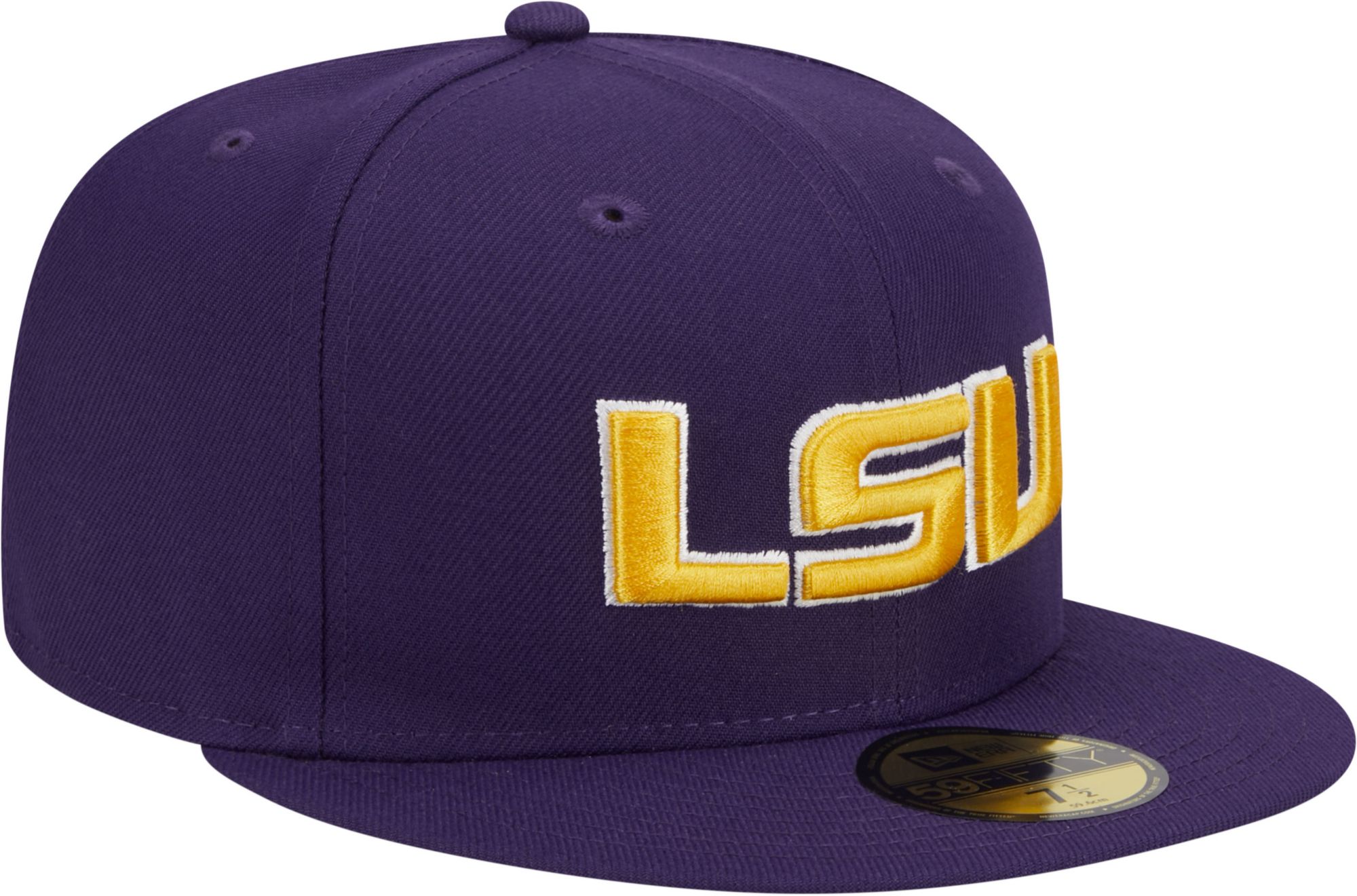 New Era Men's LSU Tigers Purple 59Fifty Fitted Hat product image