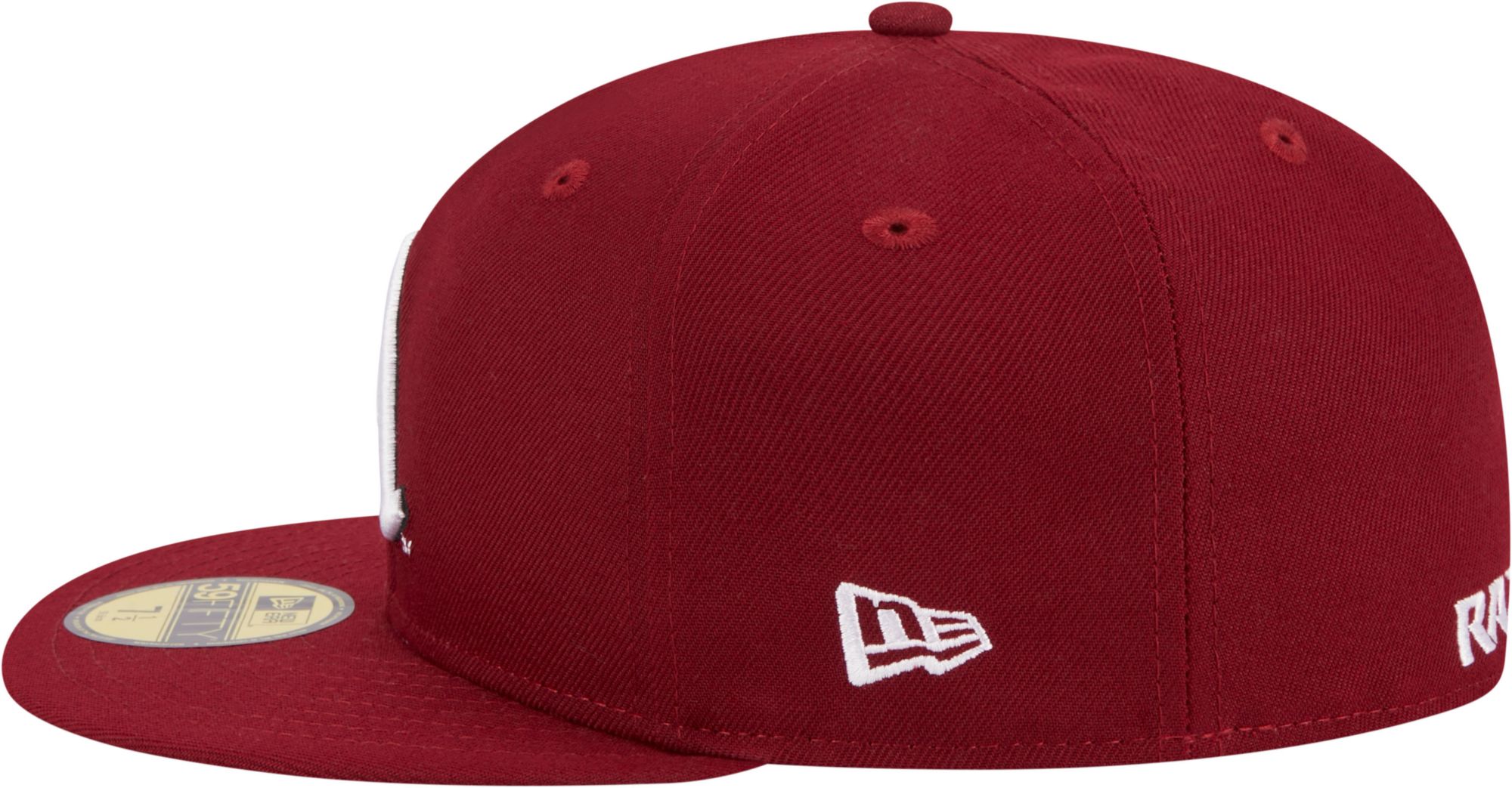 New Era Men's Arkansas Razorbacks Cardinal 59Fifty Fitted Hat product image