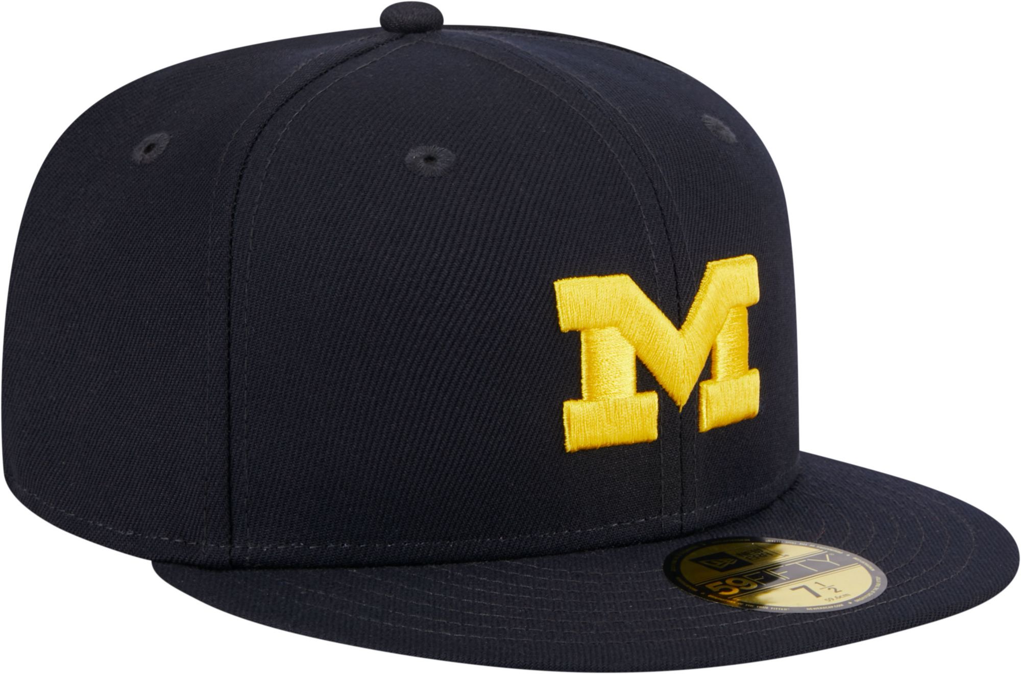 New Era Men's Michigan Wolverines Blue 59Fifty Fitted Hat product image