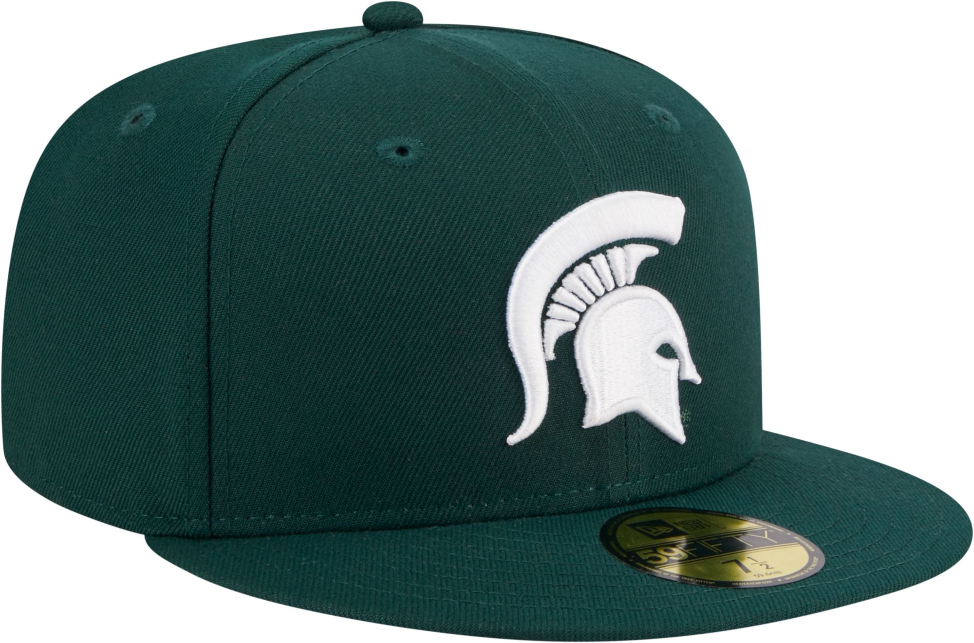 New Era Men's Michigan State Spartans Green 59Fifty Fitted Hat