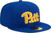 Retro Brand Men's Pitt Panthers Jerome Lane #34 Blue Replica Basketball Jersey, Large