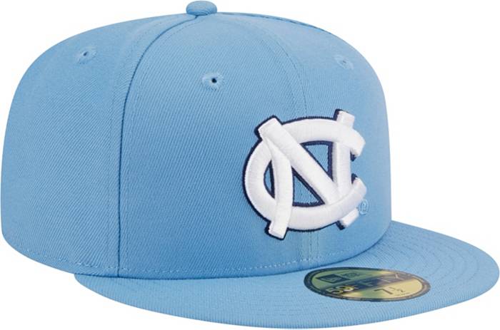 New Era Men's North Carolina Tar Heels Carolina Blue 59FIFTY Fitted Hat, Size 7 1/2