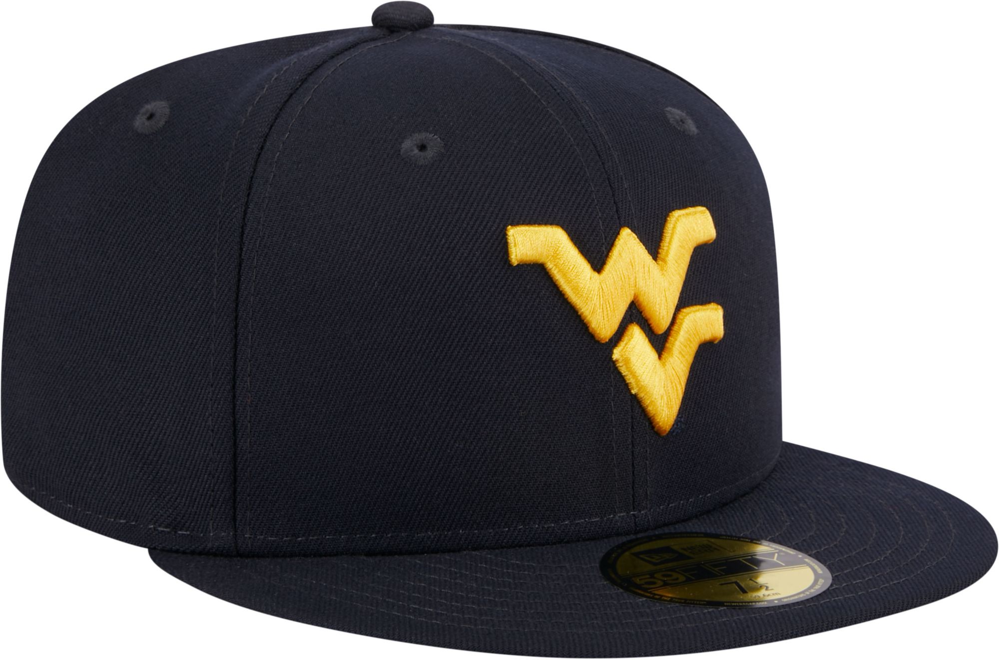 New Era Men's West Virginia Mountaineers Blue 59Fifty Fitted Hat product image