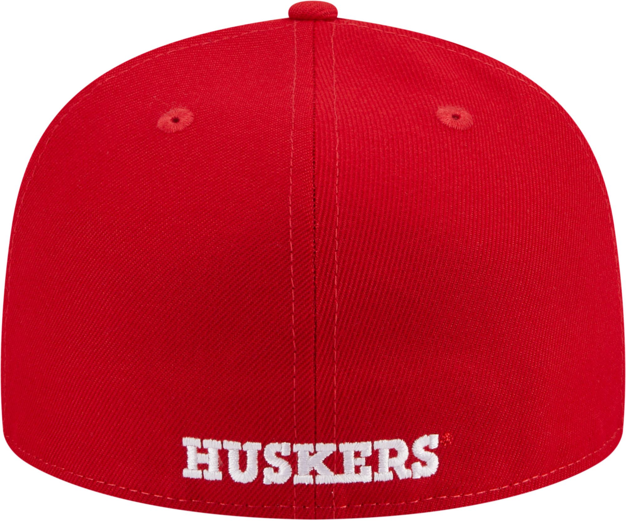 New Era Men's Nebraska Cornhuskers Scarlet 59Fifty Fitted Hat