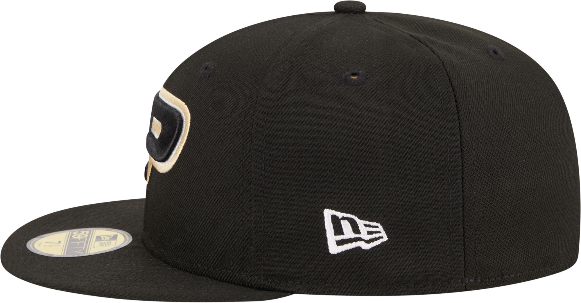 New Era Men's Purdue Boilermakers Black 59Fifty Fitted Hat product image