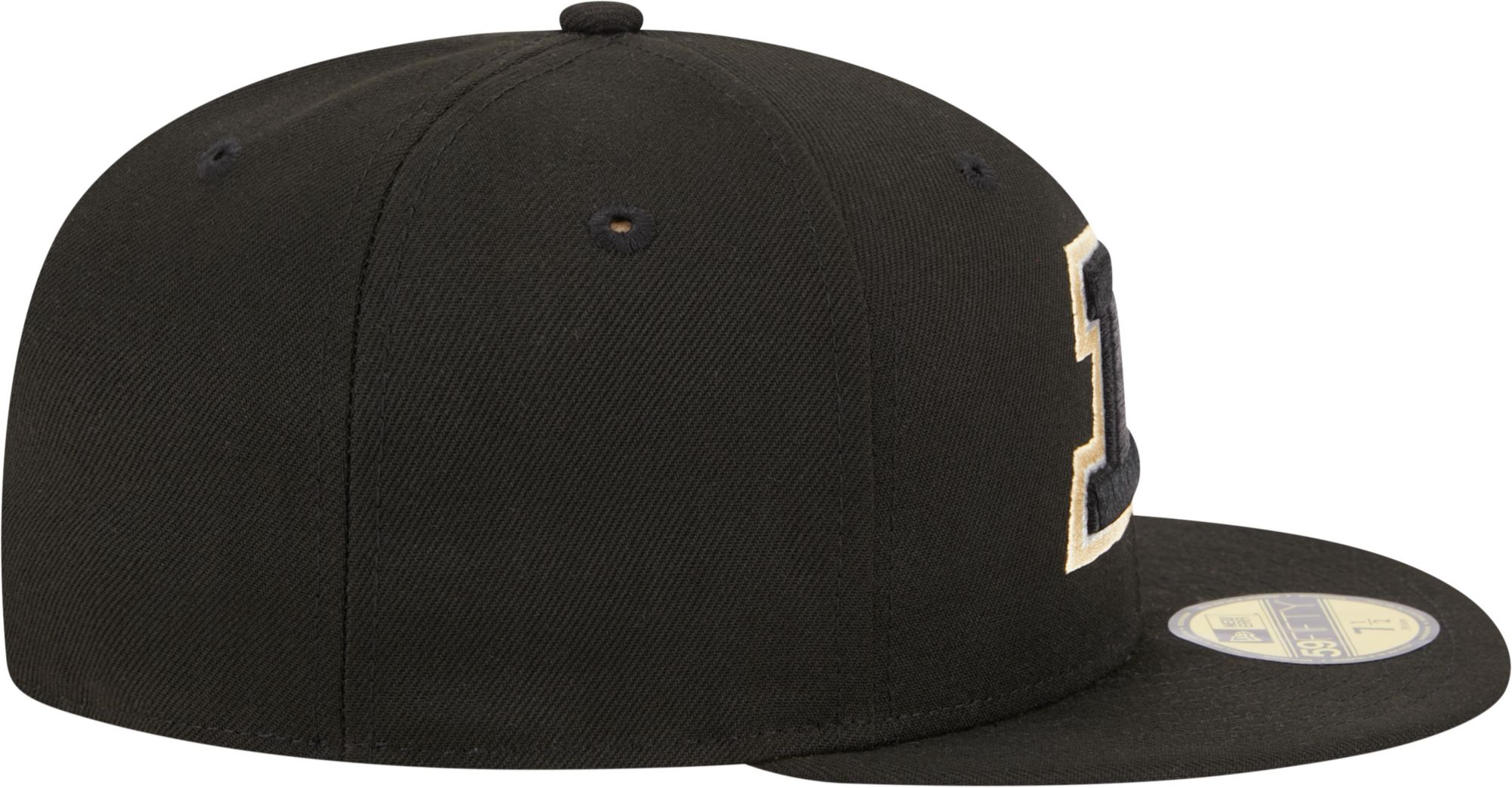 New Era Men's Purdue Boilermakers Black 59Fifty Fitted Hat product image