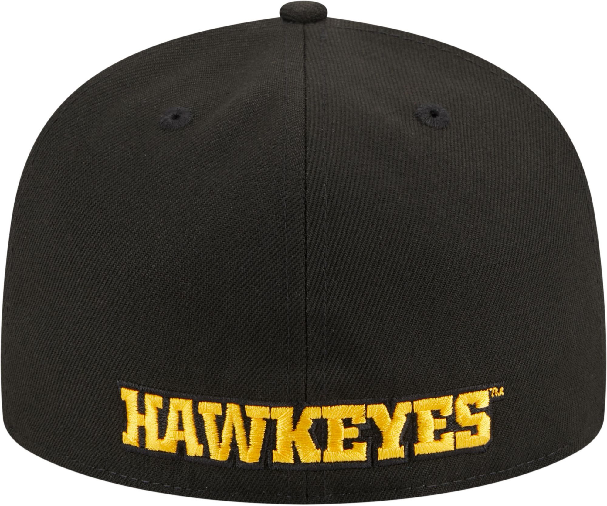 New Era Men's Iowa Hawkeyes Black 59Fifty Fitted Hat product image