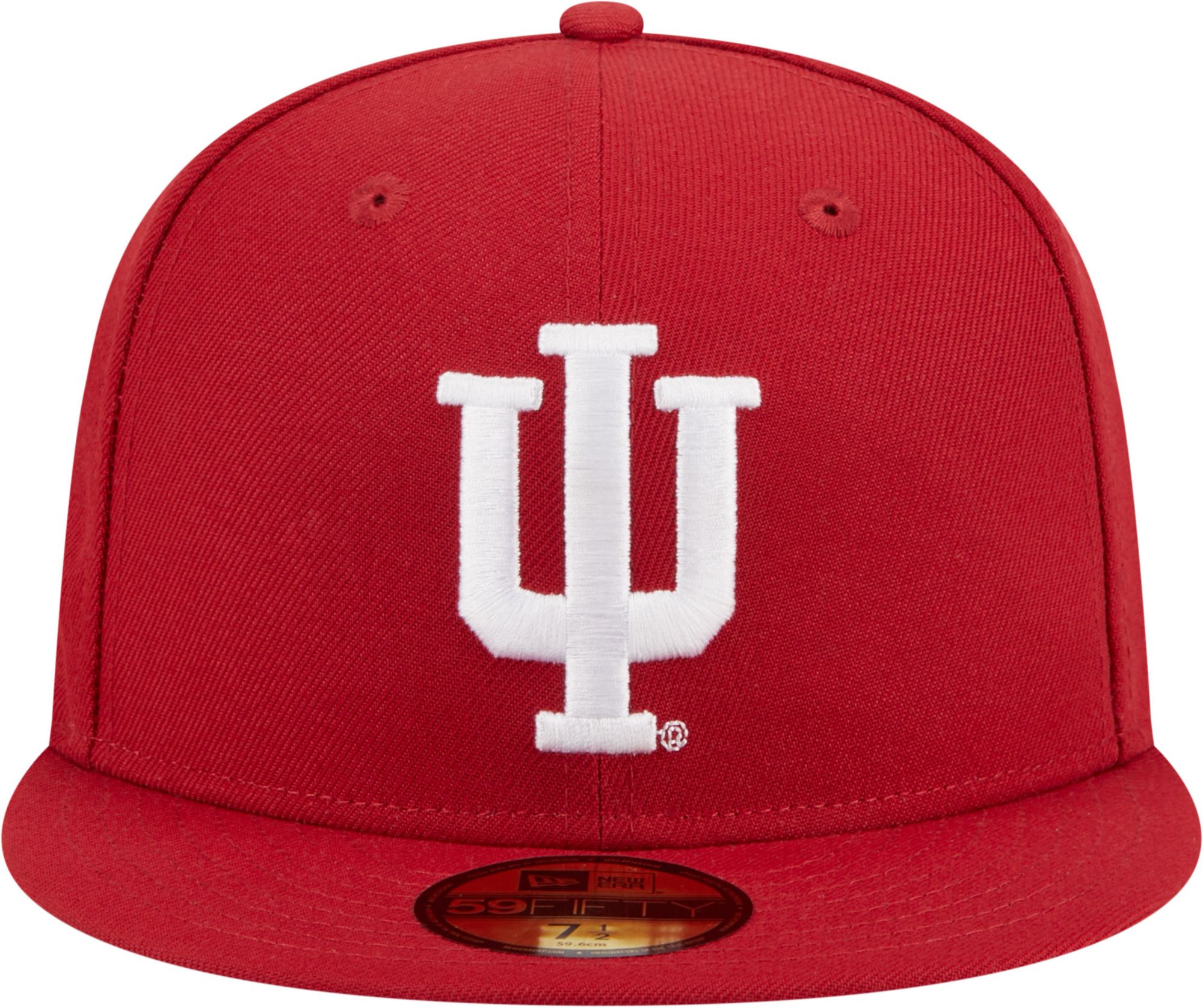 New Era Men's Indiana Hoosiers Crimson 59Fifty Fitted Hat product image