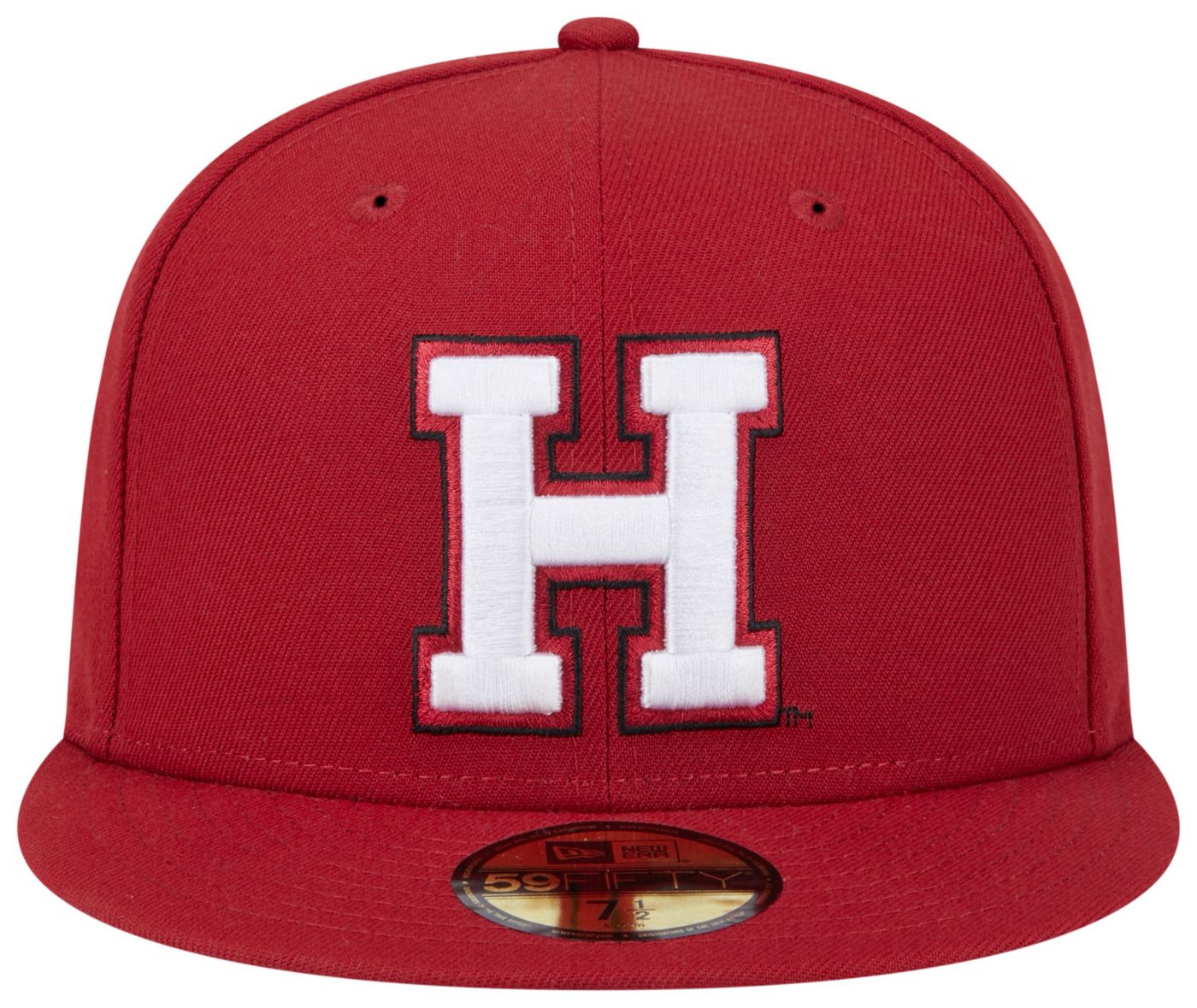 New Era Men s Harvard Crimson Crimson 59Fifty Fitted Hat Dick s Sporting Goods