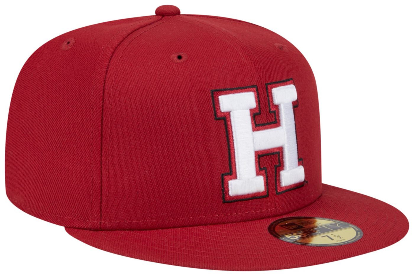 New Era Men s Harvard Crimson Crimson 59Fifty Fitted Hat Dick s Sporting Goods