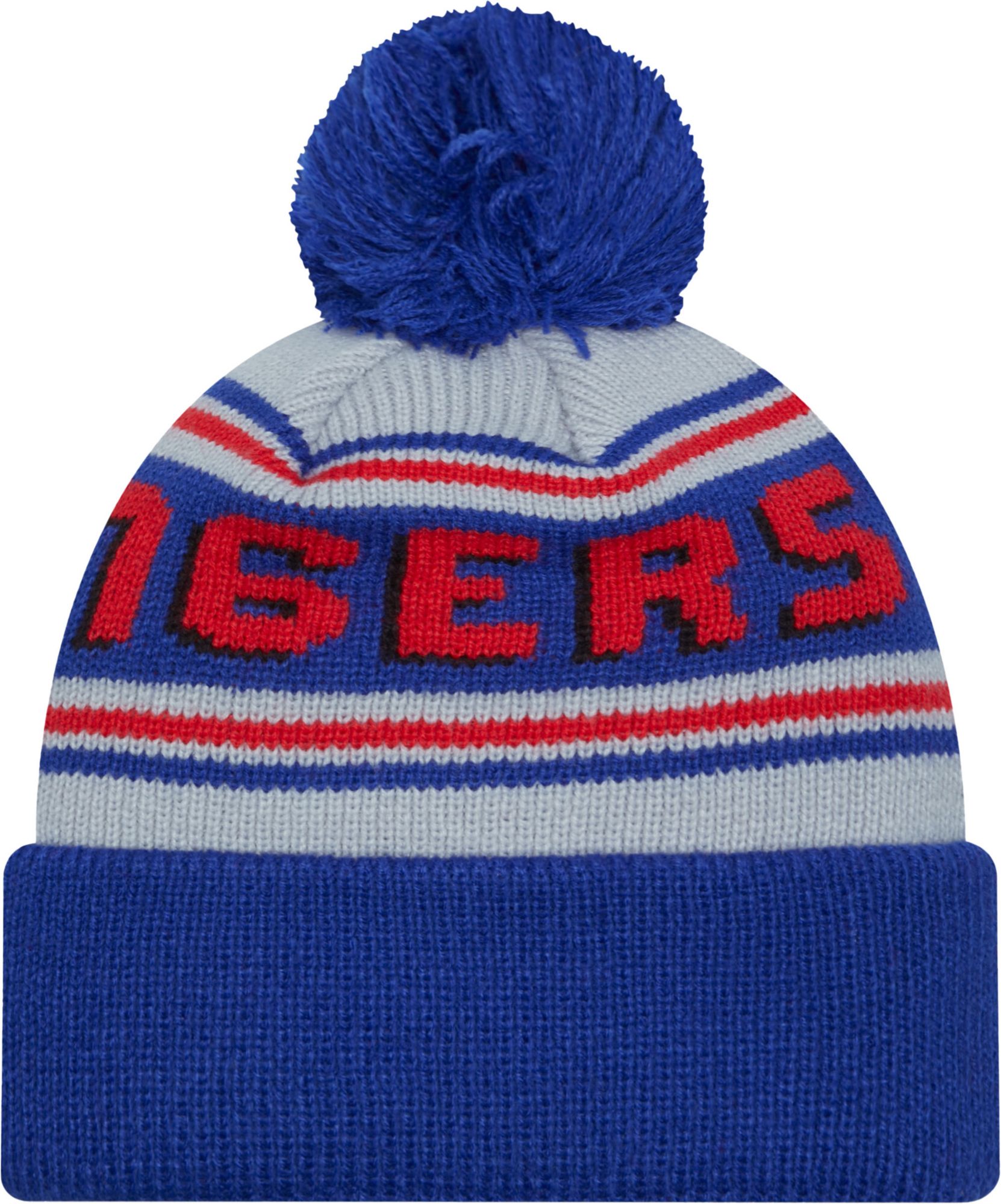 New Era Adult Philadelphia 76ers Blue Cheer Knit Hat