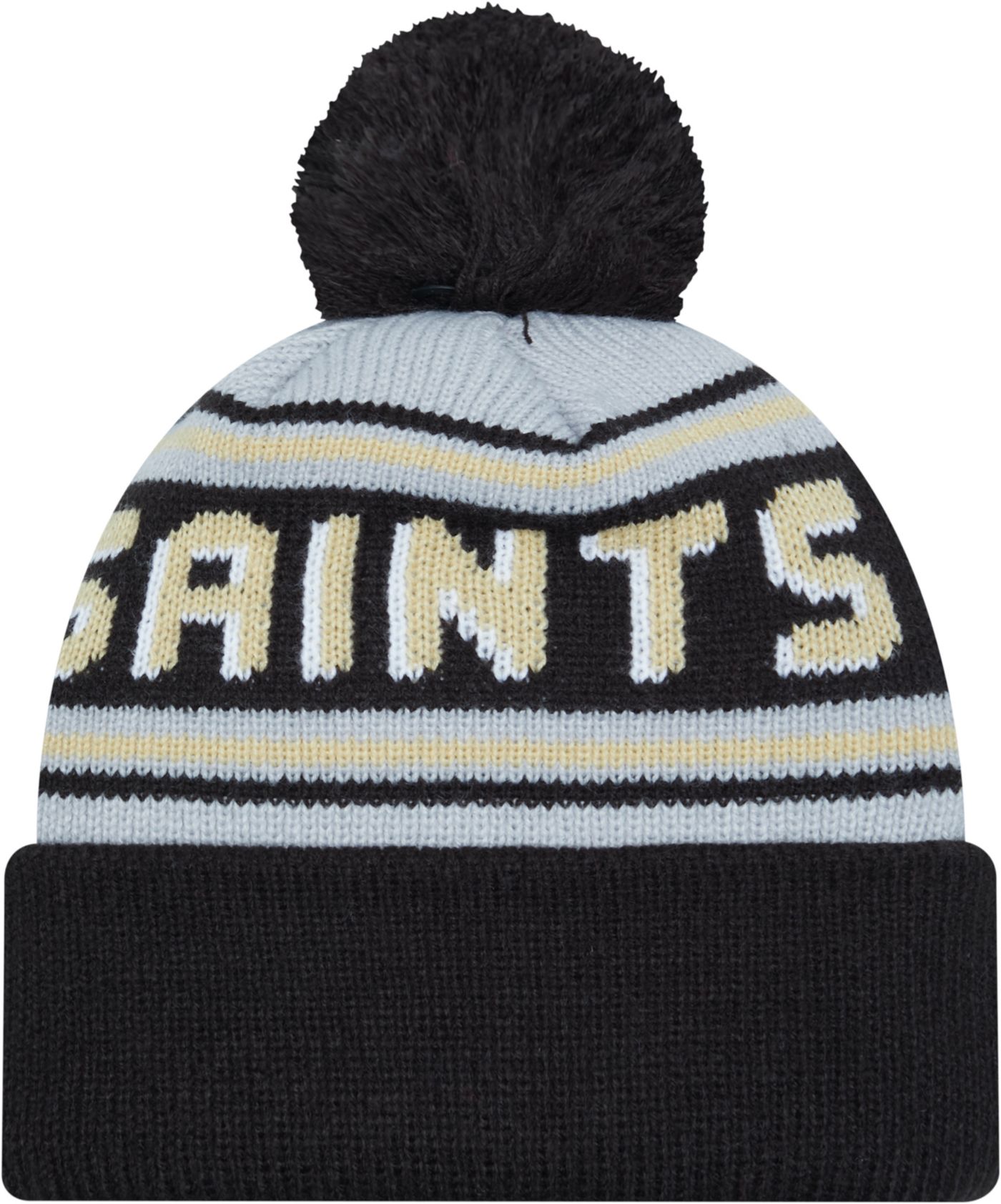 New Era Men s New Orleans Saints Black Cheer Knit Beanie Dick s Sporting Goods